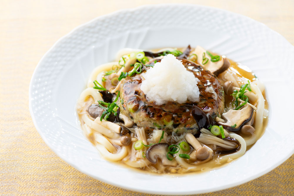 母に捧ぐ、まるごと群馬のヘルシーつくねうどん~母ちゃん、いつもありがとう!~(群馬県立新田暁高等学校 野球一筋!津久井兄弟さん作品)