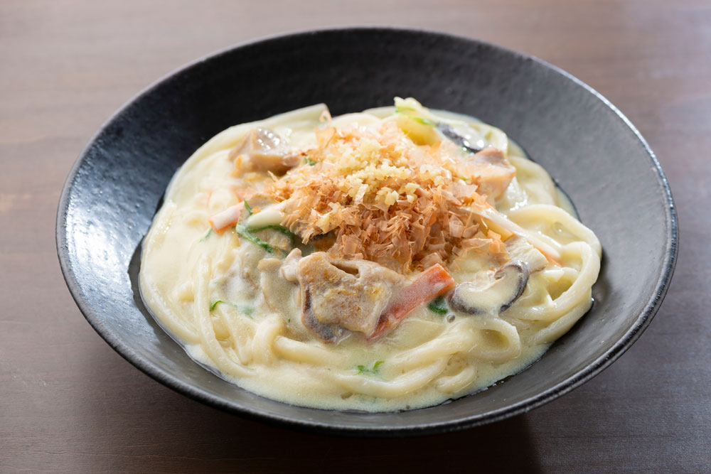 体ぽかぽかあんかけうどん~奈良をぎゅっとひと皿に~(奈良県立磯城野高等学校 妃佳葵うどん研究部さん作品)